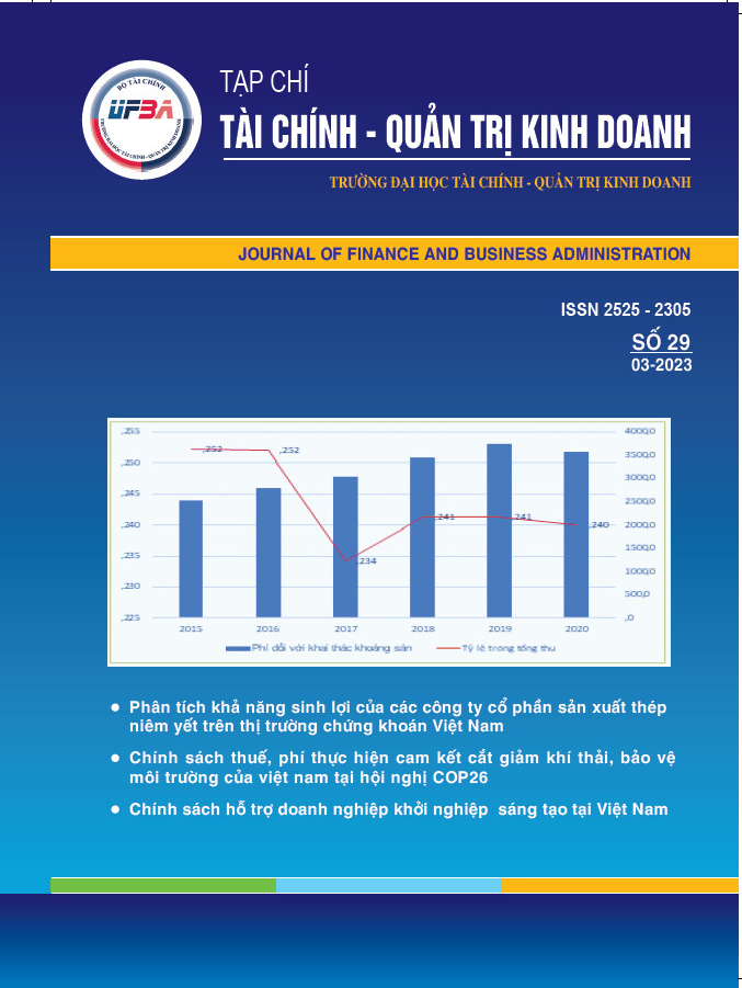 JOURNAL OF FINANCE AND BUSINESS ADMINISTRATION, NUM 29.T03_2023